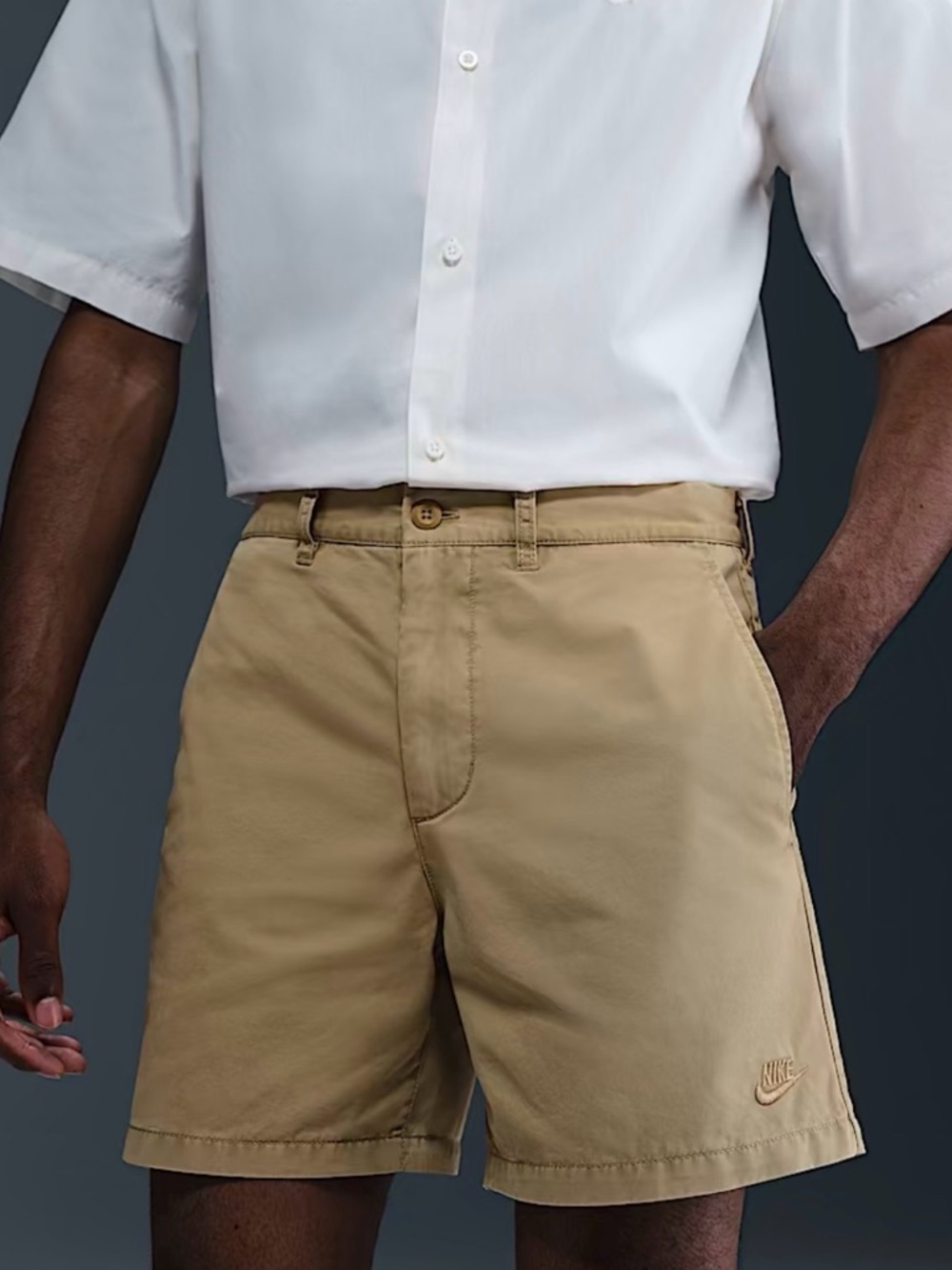 Nike Men's Khaki Chino Shorts